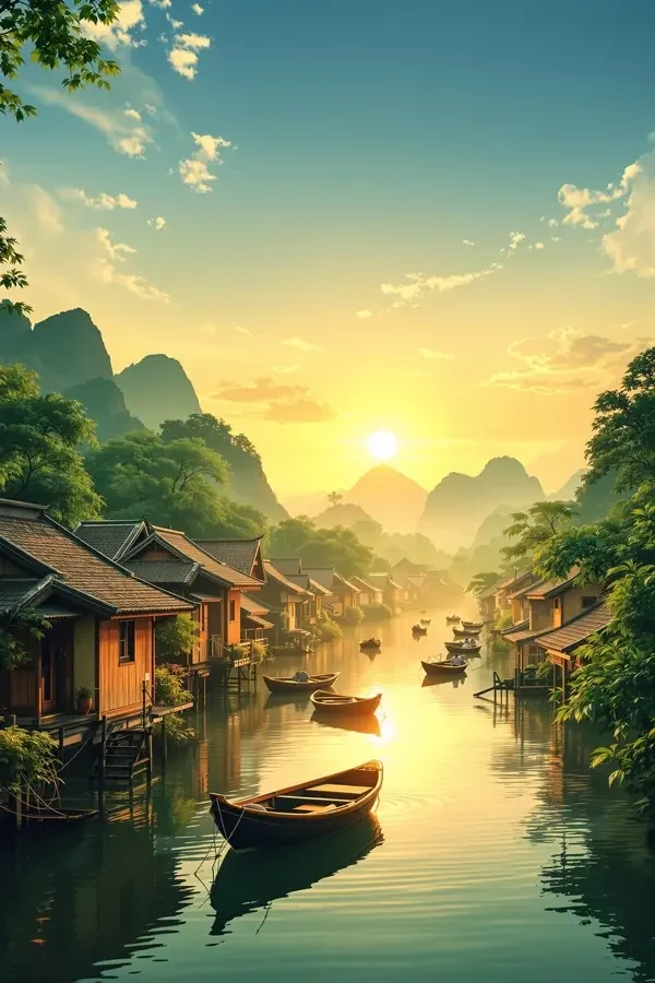 江畔人家